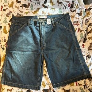 Levi's Dark Blue Denim Shorts